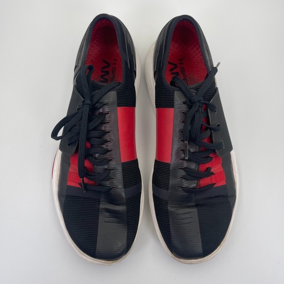 Under Armour SpeedForm AMP 2.0 Training Shoes Mens Size 10 Black/Red 1295773-002 main image 11
